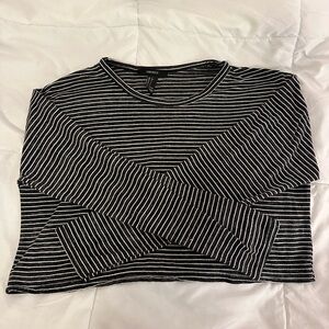 forever 21, size small, black and white striped